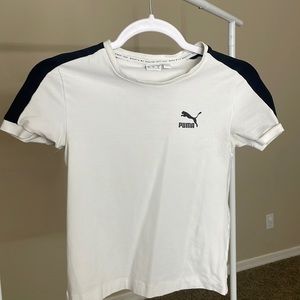 White Puma Tee